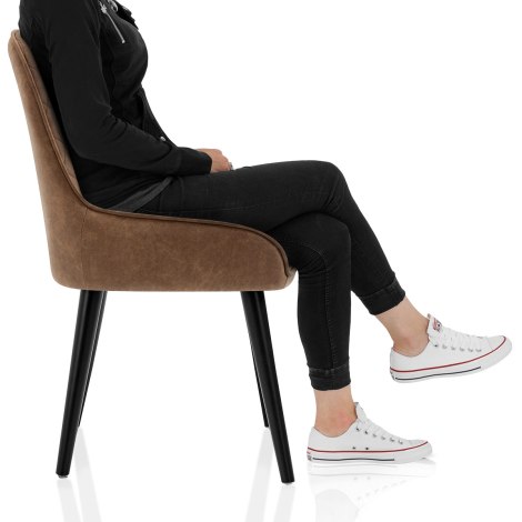 Azure Dining Chair Tan Frame Image