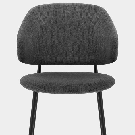 Brodie Dining Chair Charcoal Fabric Seat Image