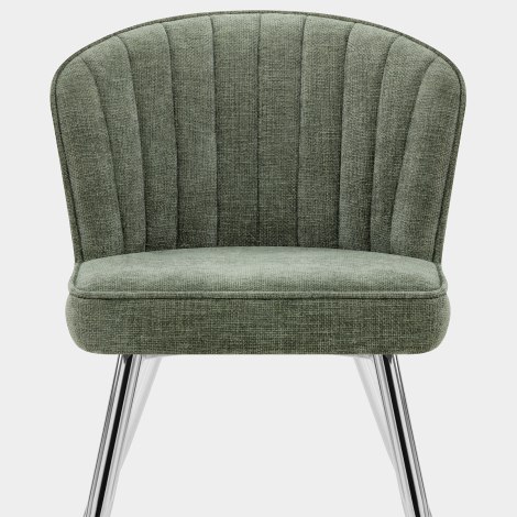Chase Dining Chair Green Fabric Seat Image