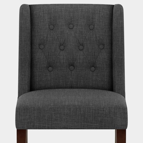 Chatsworth Walnut Dining Chair Charcoal Seat Image