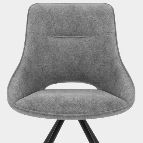 Cloud Dining Chair Charcoal Fabric Seat Image