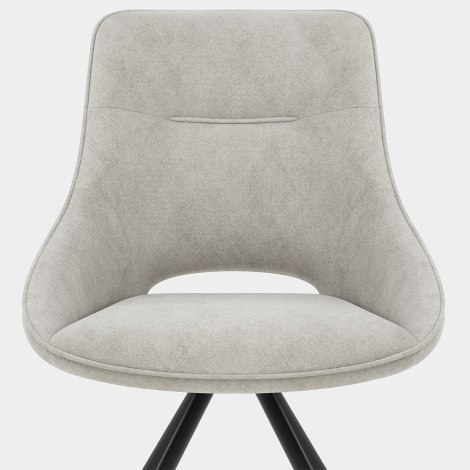 Cloud Dining Chair Light Grey Fabric Seat Image