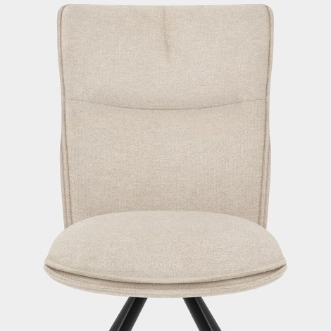 Cody Dining Chair Beige Fabric Seat Image