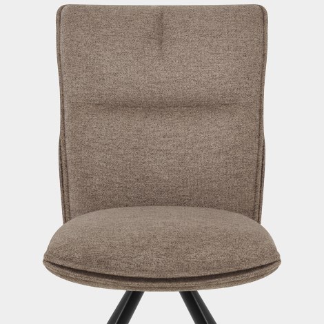 Cody Dining Chair Brown Fabric Seat Image