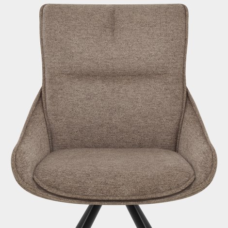 Creed Dining Chair Brown Fabric Seat Image