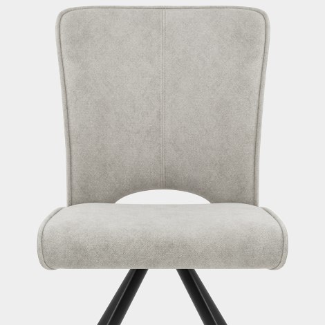 Dexter Dining Chair Light Grey Fabric Seat Image