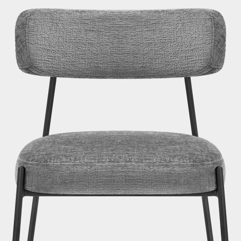 Diana Chair Grey Fabric Seat Image