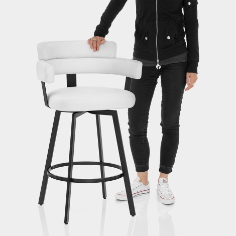 Enzo Bar Stool White Features Image