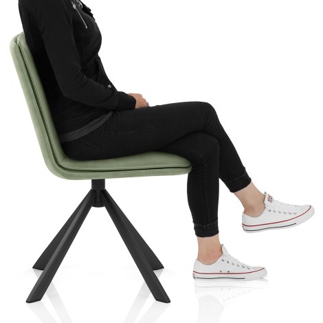 Genesis Dining Chair Green Frame Image