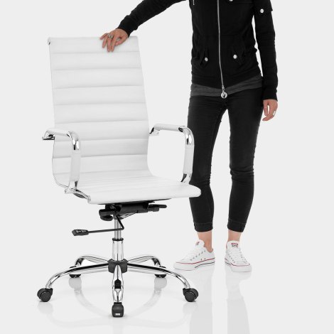Metro Office Chair White Features Image