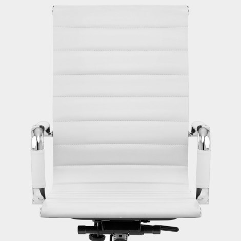 Metro Office Chair White Seat Image