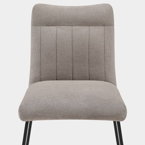 Milo Dining Chair Tweed Fabric Seat Image