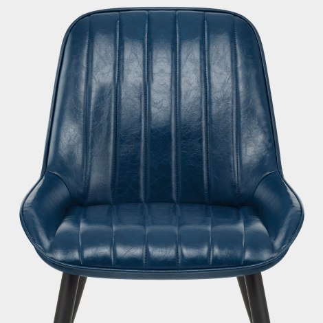 Mustang Chair Antique Blue Seat Image