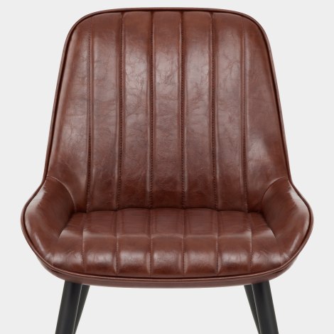 Mustang Chair Antique Brown Seat Image