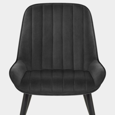 Mustang Chair Black Velvet Seat Image