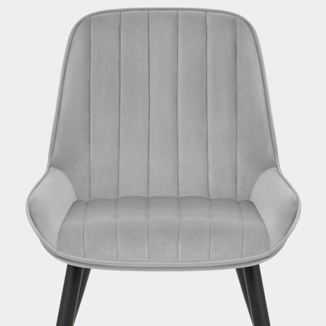 Mustang Chair Grey Velvet Seat Image