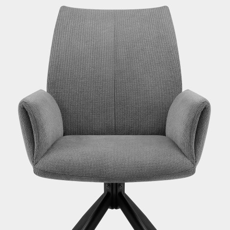Neve Arm Chair Grey Fabric Seat Image