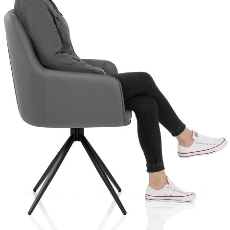 Nina Chair Dark Grey Frame Image