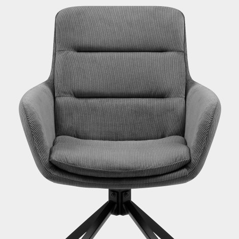 Nixon Arm Chair Dark Grey Seat Image