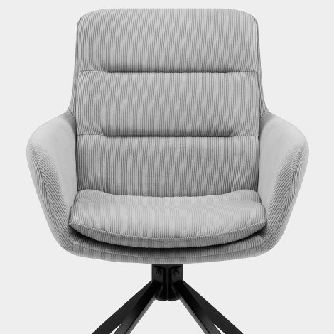 Nixon Arm Chair Light Grey Seat Image