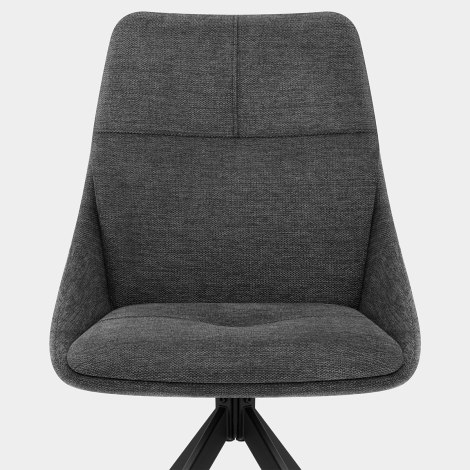 Nova Dining Chair Charcoal Fabric Seat Image