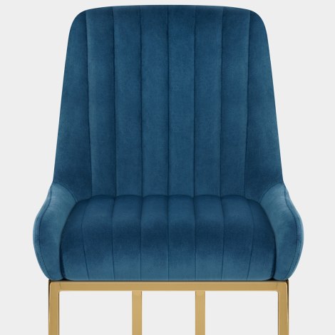Paget Chair Blue Velvet Seat Image