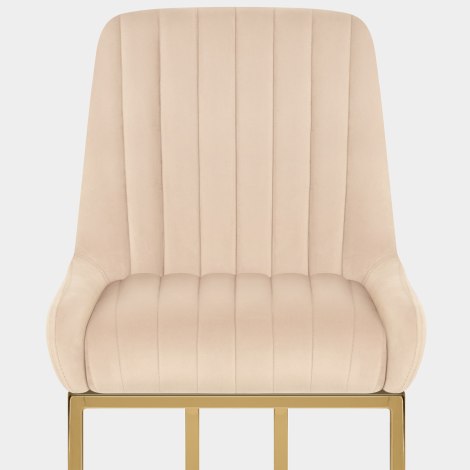 Paget Chair Champagne Velvet Seat Image