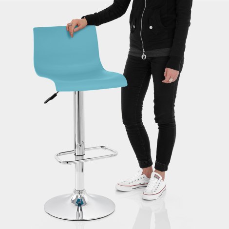 Serena Bar Stool Blue Features Image