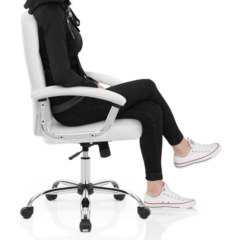 Stanford Office Chair White Frame Image
