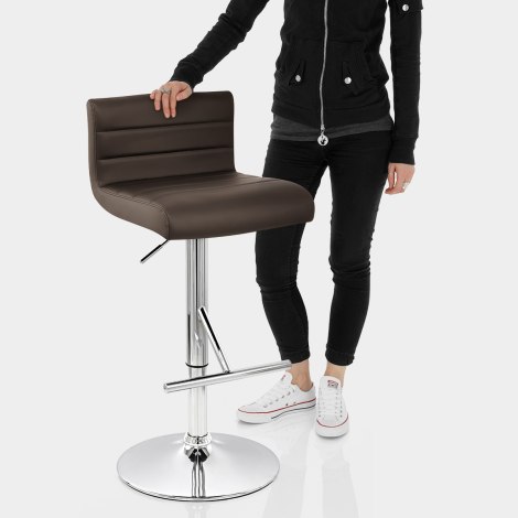 Style Bar Stool Brown Features Image