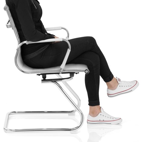 Task Office Chair White Frame Image