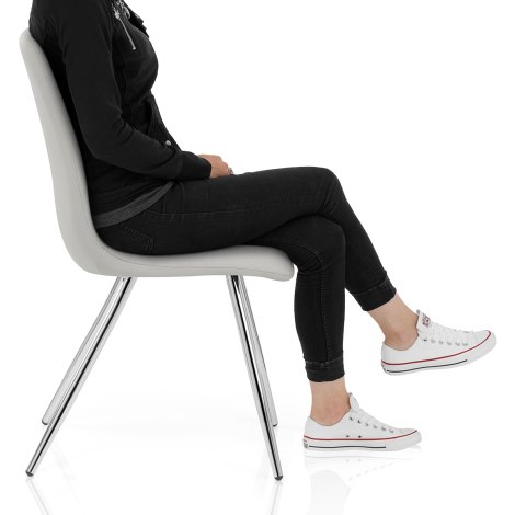 Trevi Dining Chair Light Grey Frame Image
