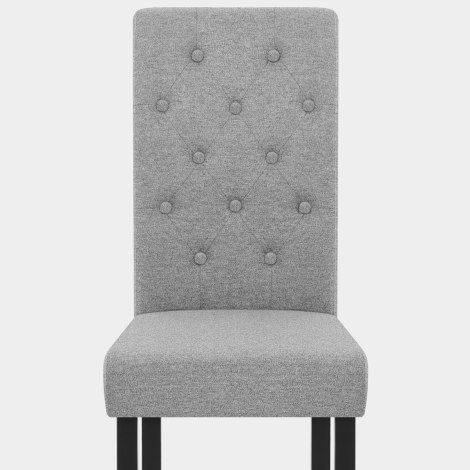 Utah Dining Chair Grey Fabric Seat Image