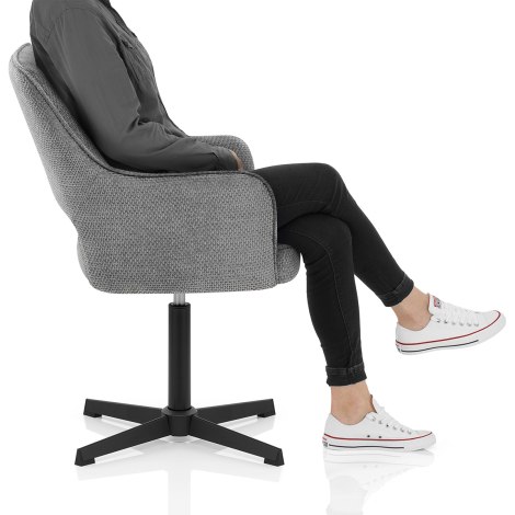 Veneto Chair Grey Fabric Frame Image