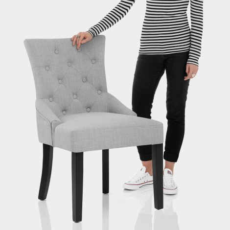 Verdi Chair Light Grey Features Image