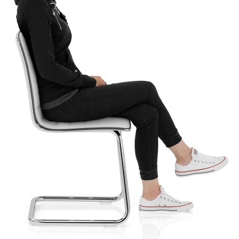 Vesta Dining Chair White Frame Image