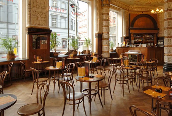 Bentwood Chairs in French Bistro