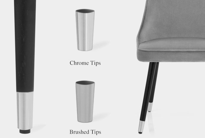 Examples Of Chrome & Brushed Tips