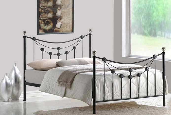 Forse Bed With Metal Bed Frame