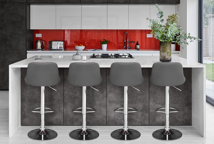 Bar Stools With Legs Or Round Bases, Lush Bar Stool Square Base
