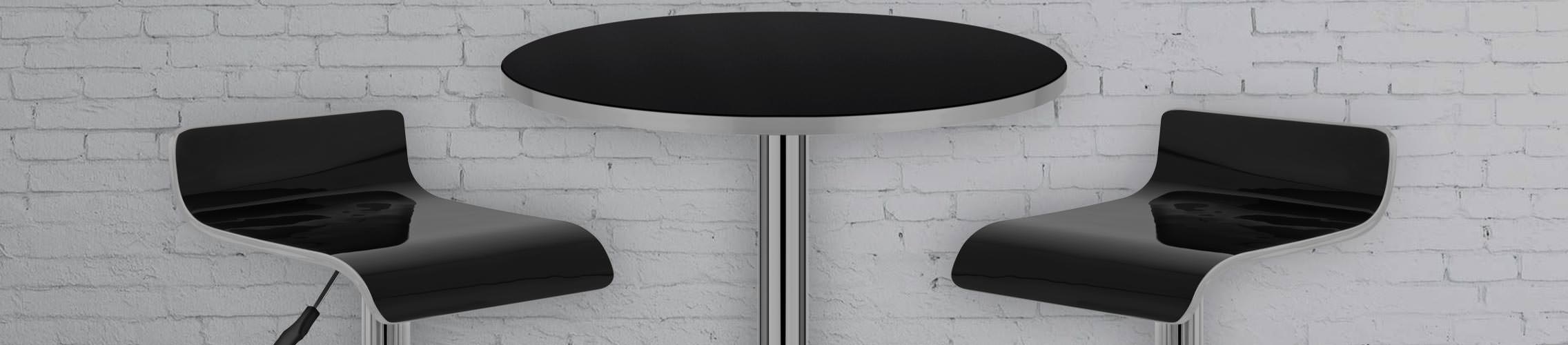 Chrome Bar Tables