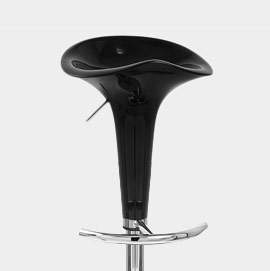 Gloss Coco Bar Stool Black