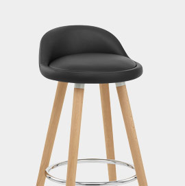 Jive Wooden Stool Black