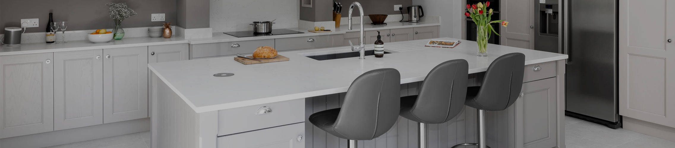 Grey Kitchen Stools