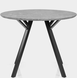 Quest 100cm Dining Table Concrete