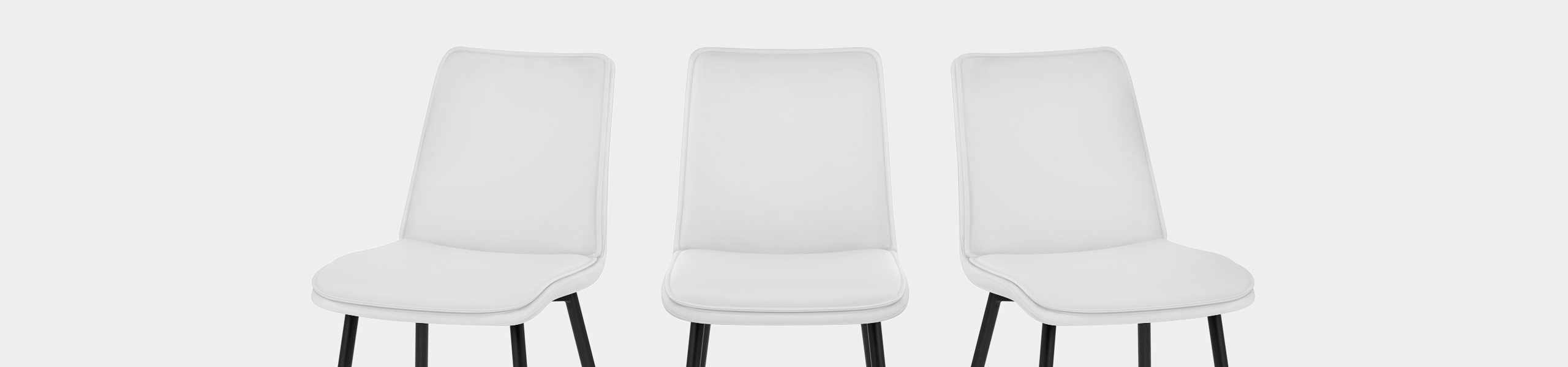 Abi Dining Chair White Video Banner