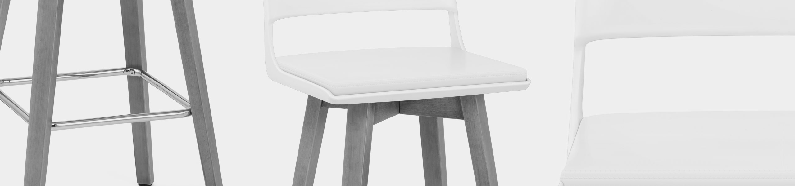 Alaska Bar Stool White Video Banner