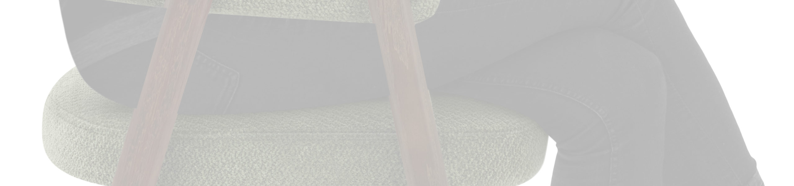 Amber Dark Oak Chair Green Fabric Review Banner