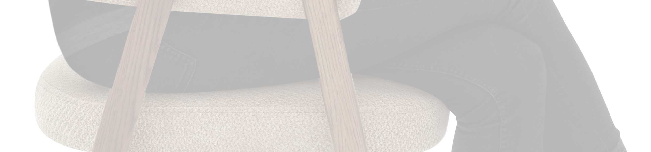 Amber Light Oak Chair Tweed Fabric Review Banner