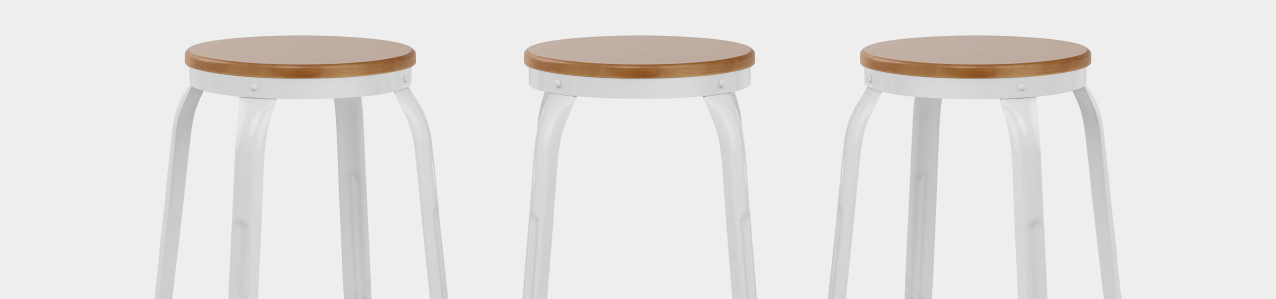 Amp Bar Stool White Video Banner
